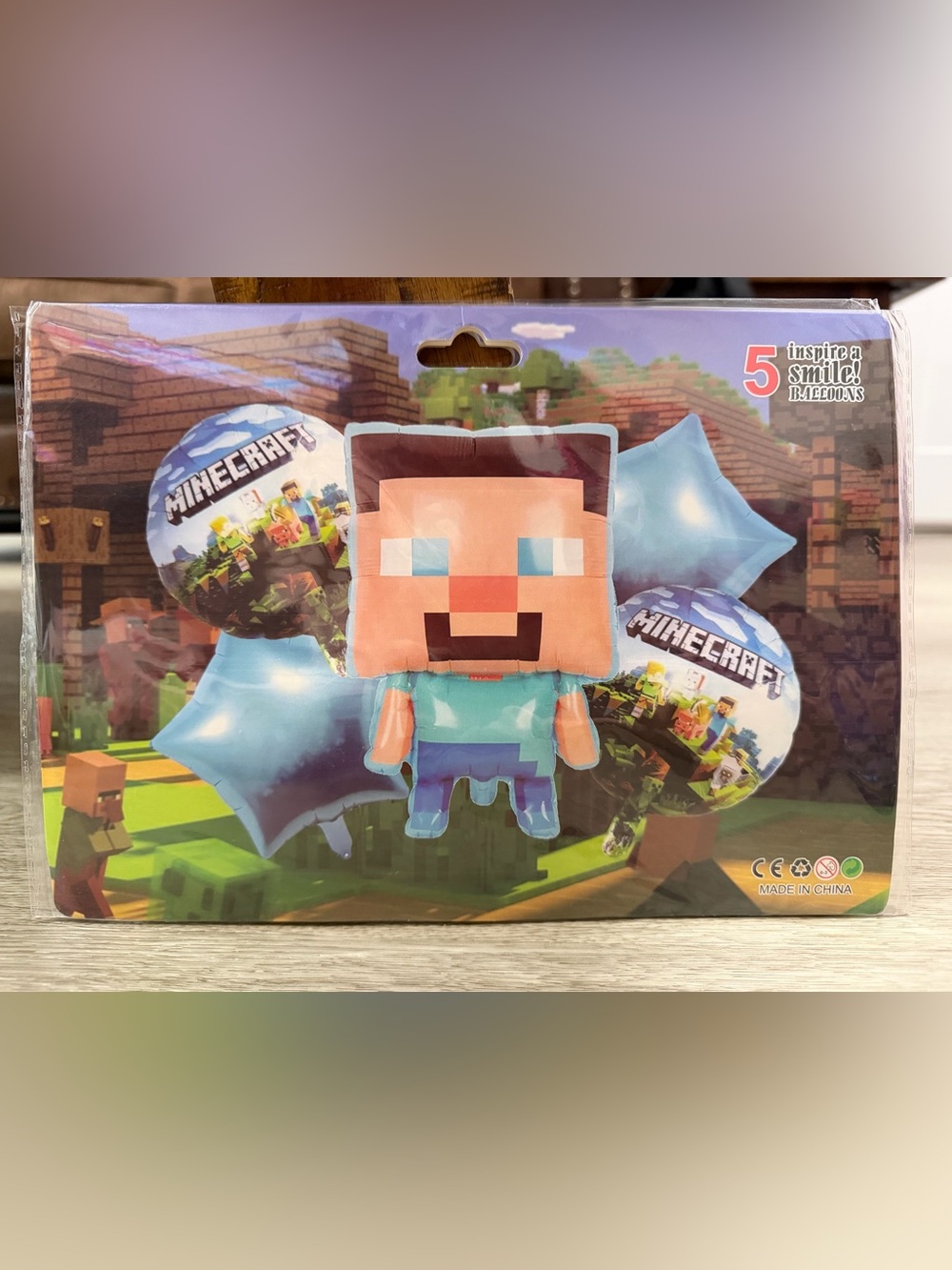 Minecraft Balloon Set